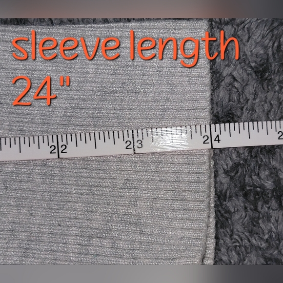 Grey ribbed button cardigan - Picture 10 of 10